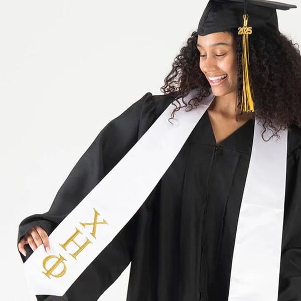 Graduation stoles and sashes for student recognition