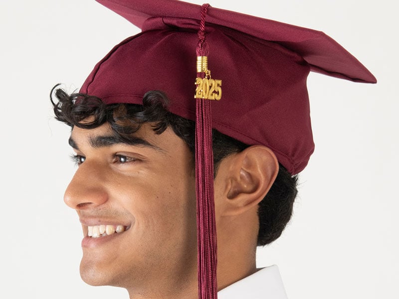Single color graduation tassel