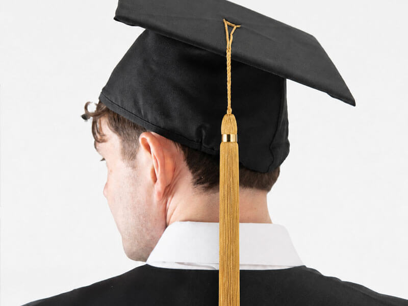 Graduation tassel year charm