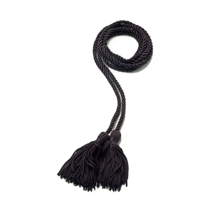 Black graduation honor cord