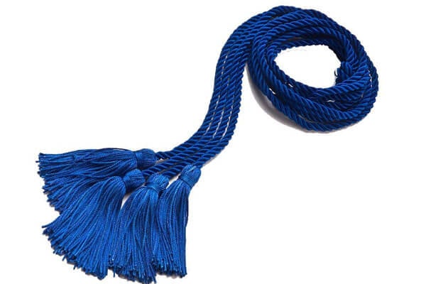 Double graduation honor cord