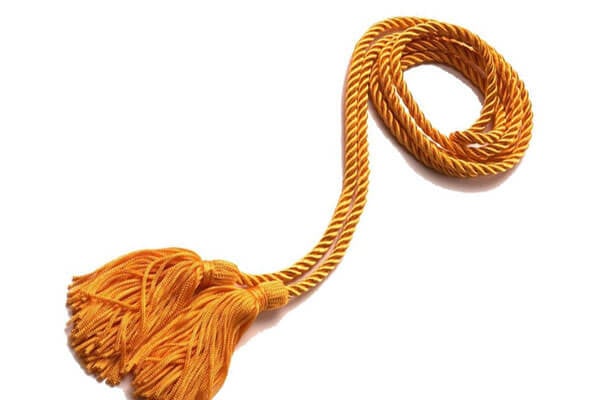 Single graduation honor cord