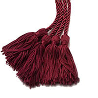 Maroon Double Graduation Honor Cord