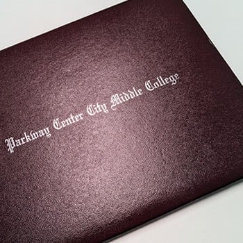 Moroccan diploma cover texture