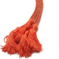 Burnt Orange Double Graduation Honor Cord