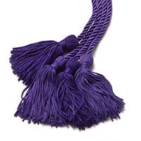 Purple Double Graduation Honor Cord