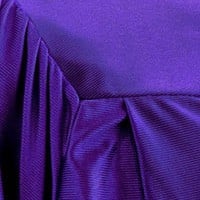 Purple Shiny Graduation Gown Color Swatch