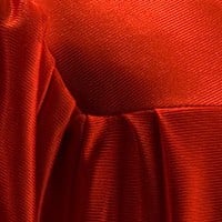 Red Shiny Graduation Gown Color Swatch