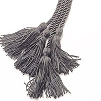 Silver Double Graduation Honor Cord