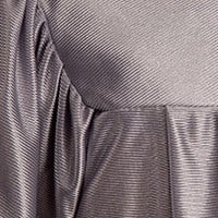 Silver Shiny Graduation Gown Color Swatch