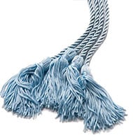 Sky Blue Double Graduation Honor Cord