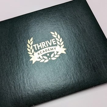 Smooth diploma cover texture