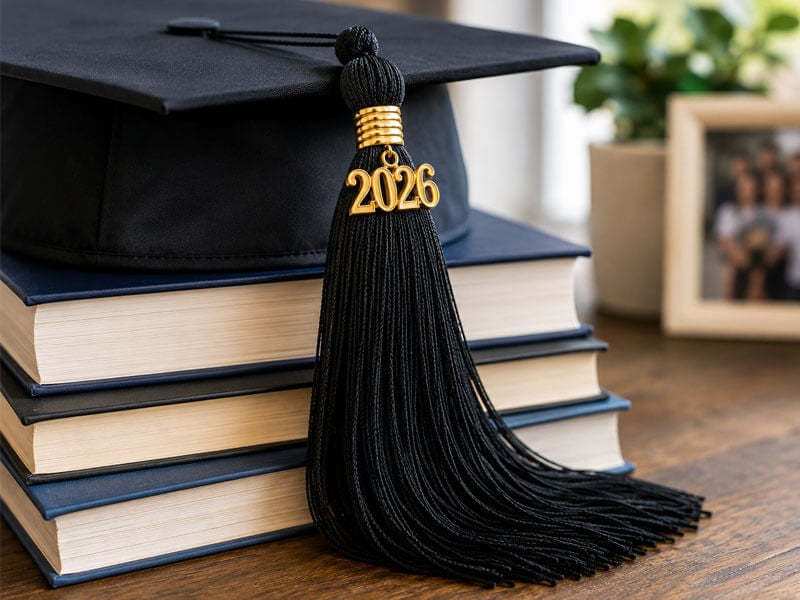 Jumbo graduation tassel