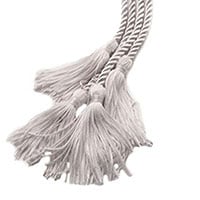 White Double Graduation Honor Cord